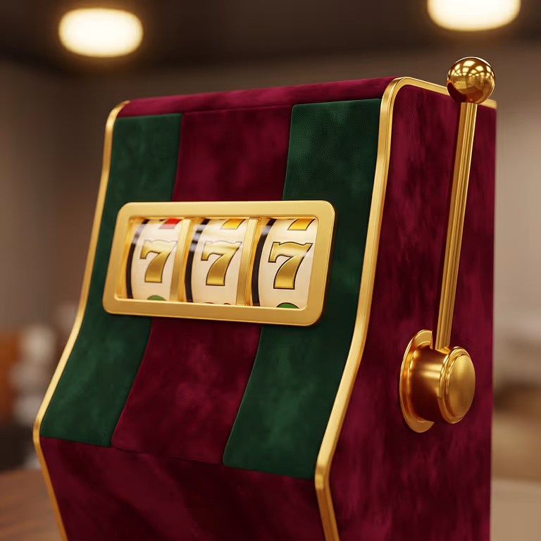 DKPredict Casino slot machine with triple sevens and luxury casino-style design